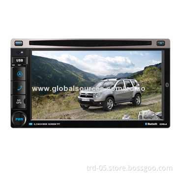 Universal Car DVD Player with 6.2-inch Digital Display, 3D GUI User Interface Easy to Operate